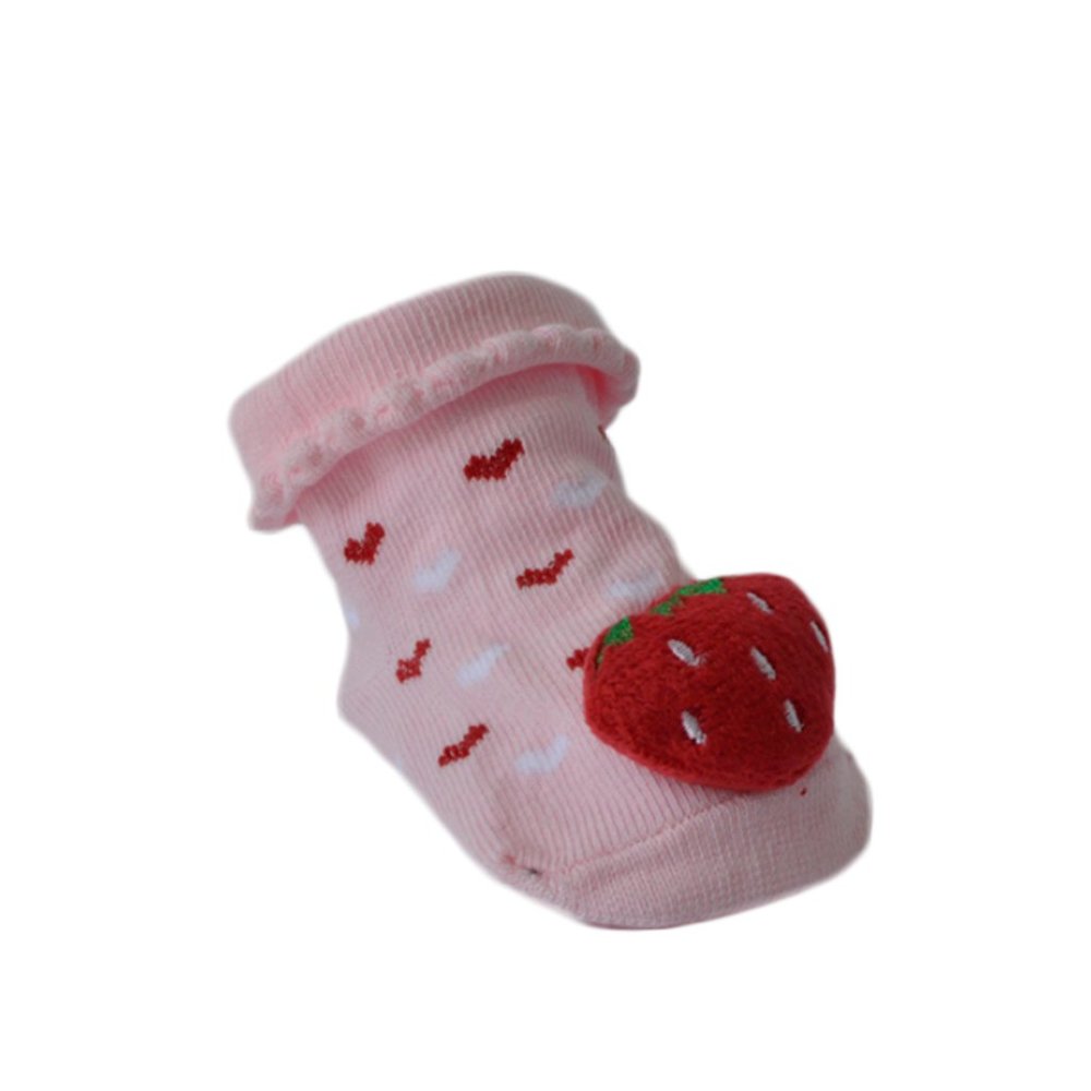 Strawberry Baby Booties